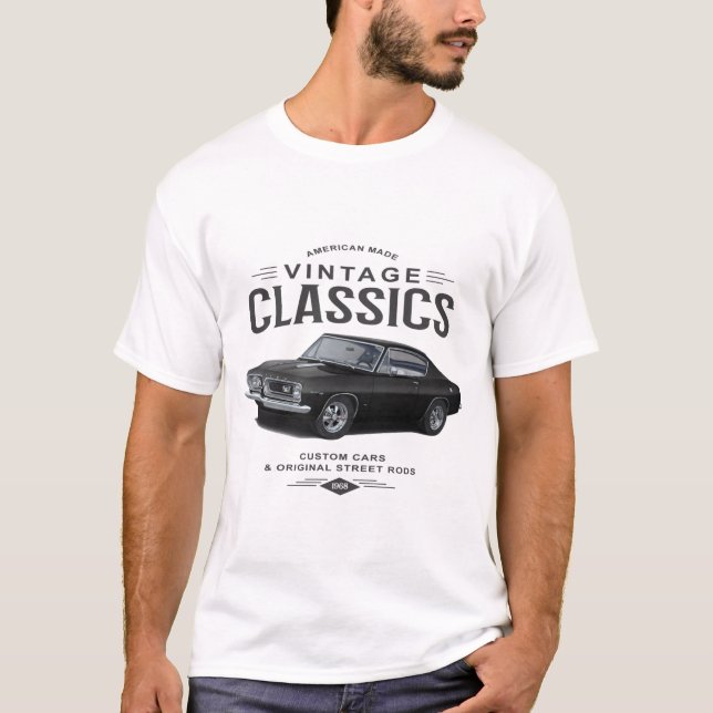 T-shirt Classique Vintage 1968 (Devant)