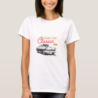 T-Shirt Classique Voiture – Graphique Rétro Voitur