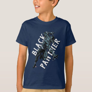 T-shirt Classiques Avengers Black Panther attaque avec s