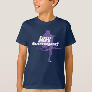 T-shirt Classiques Avengers   Hawkeye "Je suis" Graphique