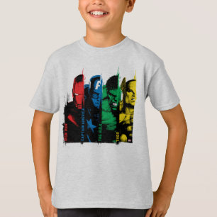 T-shirt Classiques Avengers Paint Brush Lineup