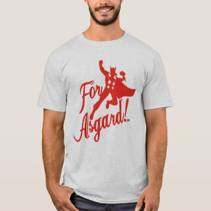 T-shirt Classiques Avengers Thor "Pour Asgard" Silhouett
