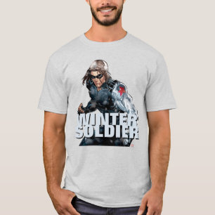 T-shirt Classiques Avengers Winter Soldier dans la neige