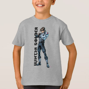 T-shirt Classiques Avengers   Winter Soldier tenant le poi