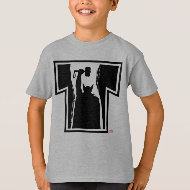 T-shirt Classiques des Avengers | Icône de Thor (Devant)