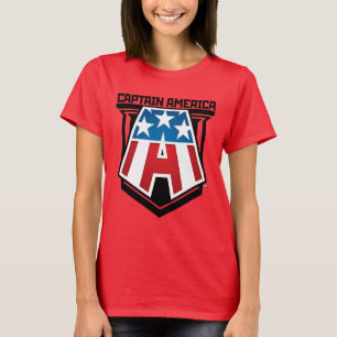 T-shirt Classiques des Avengers   Icône patriotique de Cap