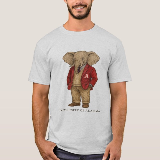 T-shirt Classy Big Al; University of Alabama Game Day Shir (Devant)