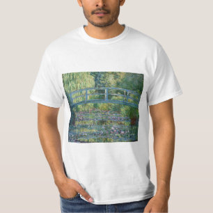 T-shirt Claude Monet - Eau Lily étang, Harmonie verte