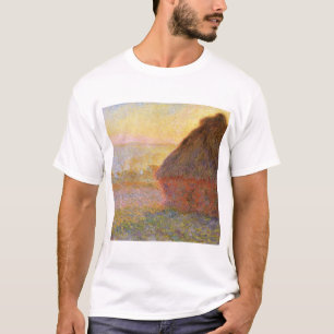 T-shirt Claude Monet Impressionniste Peinture Graystaks I