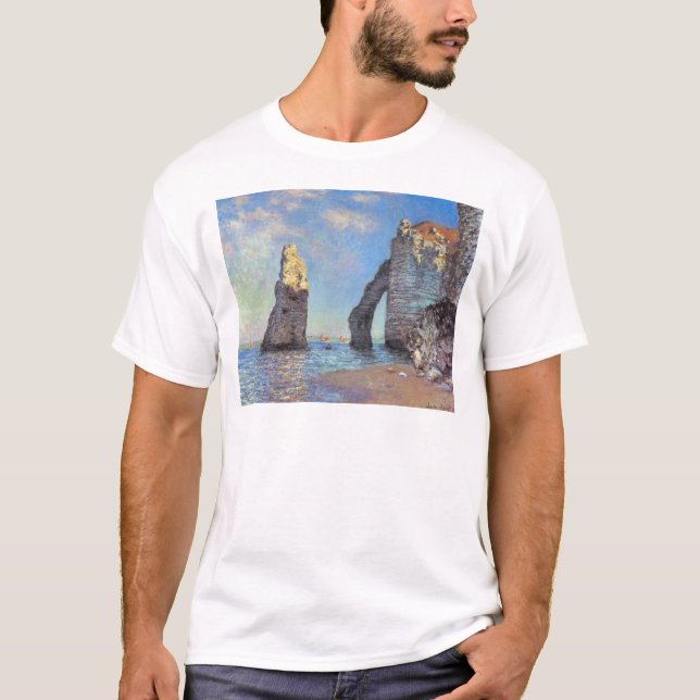 T-shirt Claude Monet // Les falaises d'Etretat (Devant)