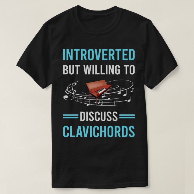 T-shirt Clavichord introduit (Design devant)