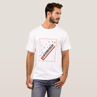 T-Shirt Clavier de Piano Rétro neuf