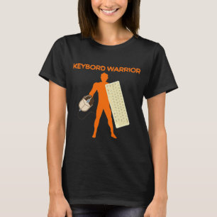 T-shirt Clavier Warrior Funny Cool Design