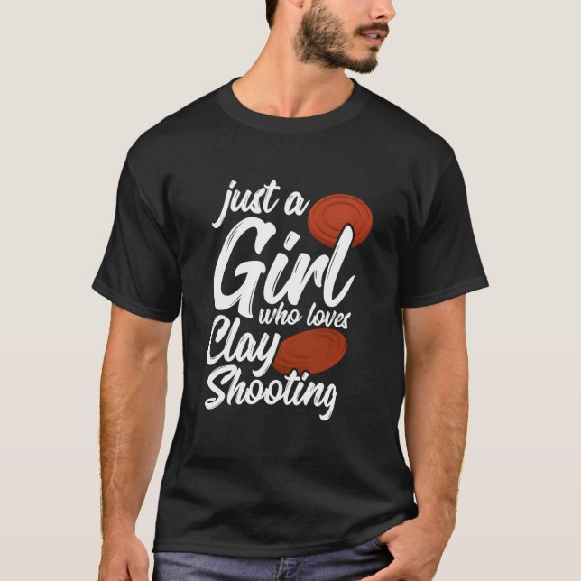T-shirt Clay Shooting Trap Shooter Trap Shooting (Devant)