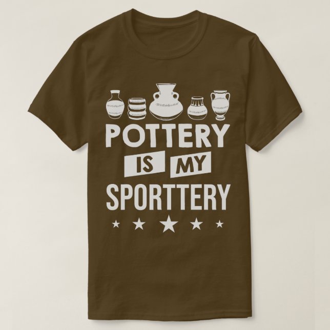 T-shirt Clayware Clay Ceramicist Sculpture Céramiques Pott (Design devant)