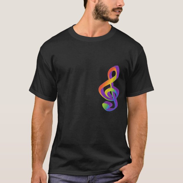 T-shirt Clé de note tee-shirt (Devant)