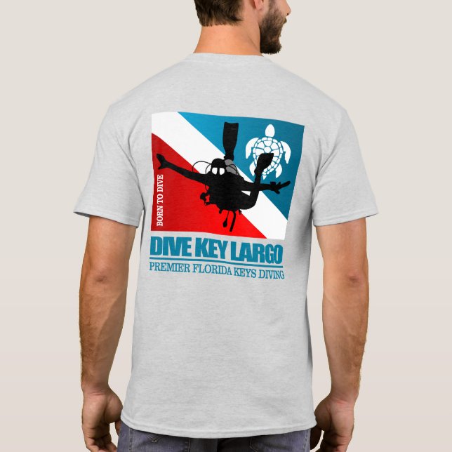 T-shirt Clé de plongée Largo DF2 (Dos)