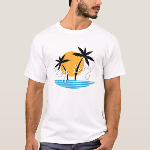 T-shirt Clé Largo Beach Palm Tree Vacances Voyage Correspo
