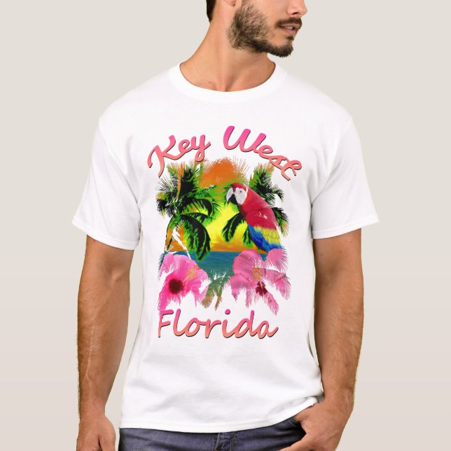 T-shirt Clé tropicale West Florida Keys (Devant)