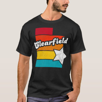 T-shirt Clearfield Utah Souvenir Vintage désorganisé 2