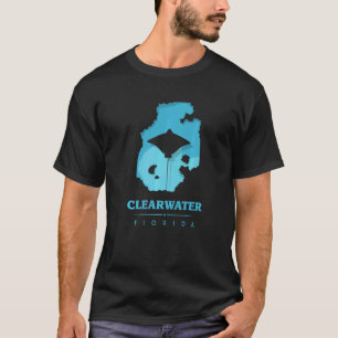 T-shirt Clearwater Beach Floride Stringray Summer Family V