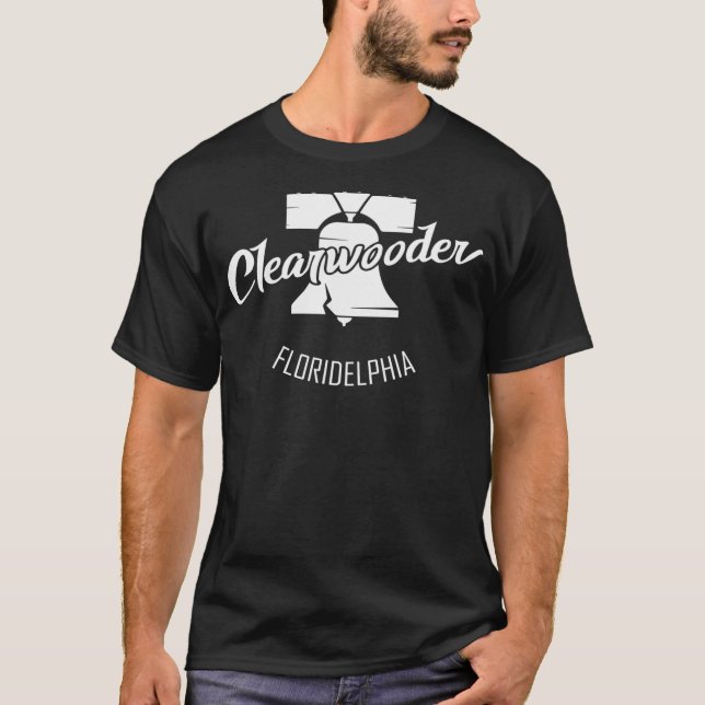 T-shirt Clearwooder Funny Cadeau Philly Baseball Tee (Devant)