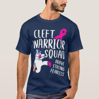 T-shirt Cleft Palate Lip Squad Cleft Strong