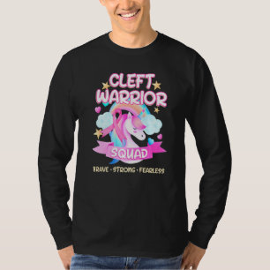 T-shirt Cleft Palate Lip Warrier Squad forte sensibilisati