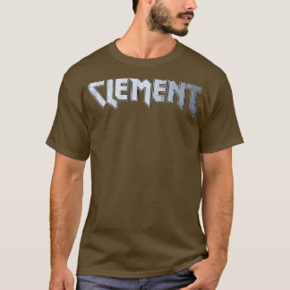 T-shirt Clément métallique lourd