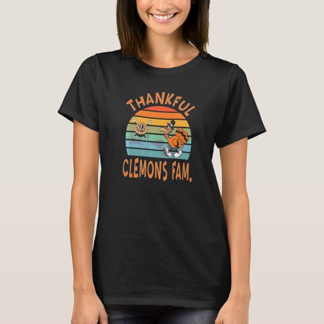 T-shirt Clemons Family  Thanksgiving Reunion Party (Devant)