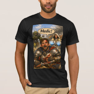 T-shirt Clerc Guérisseur Combattant