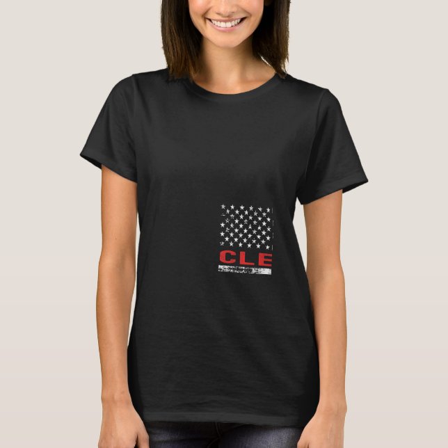 T-shirt Cleric USA Flag Profession Retro Job Title (Devant)