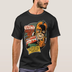 T-shirt Clerks III Dave's Fruit Pie Ranger Danger Vintage