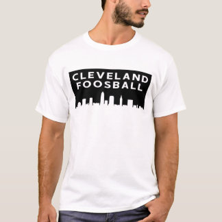 T-shirt Cleveland Foosball Skyline