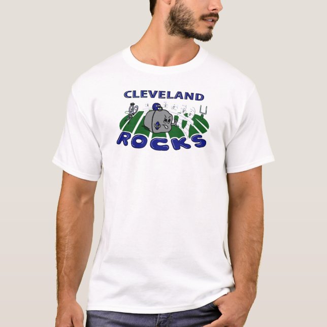 T-shirt Cleveland Rocks (Devant)