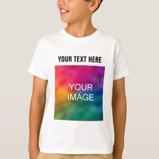 T-shirt Client Ajouter Image Texte Photo Enfants Garçons