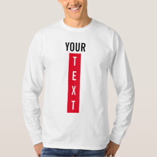 T-shirt Clientèle Hommes Long Sleeve Blanc Moderne Élégant