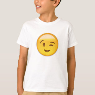 T-shirt Cligner de l'oeil le visage Emoij