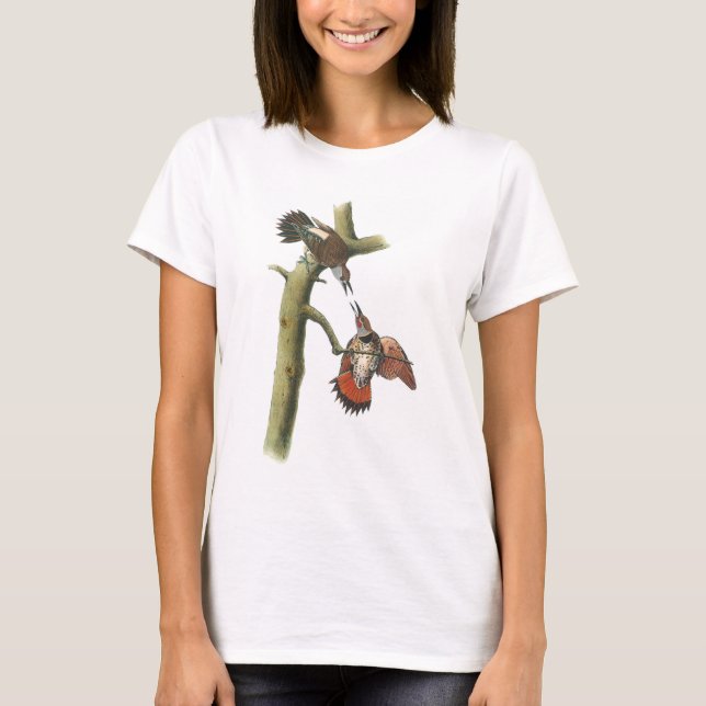 T-shirt Clignotement du nord par Audubon (Devant)
