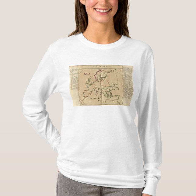 T-shirt Climat de l'Europe (Devant)