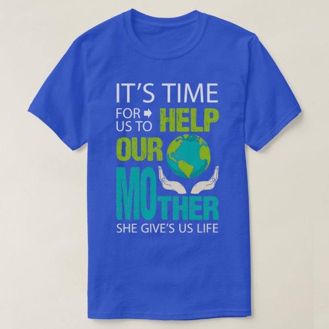 T-shirt Climate Protection Environment Gift Nature Warming (Design devant)