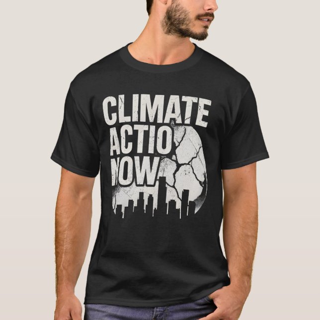 T-shirt Climate Pulse (Devant)
