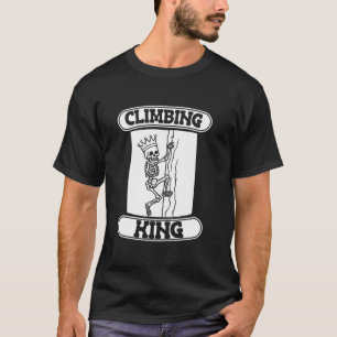 T-shirt Climber Skeleton Rock Mountain - Climb Escalade Ki