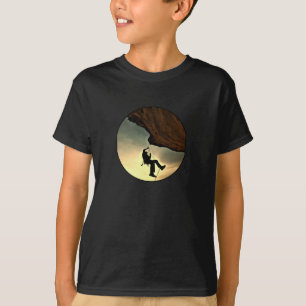 T-shirt Climbing mountain man