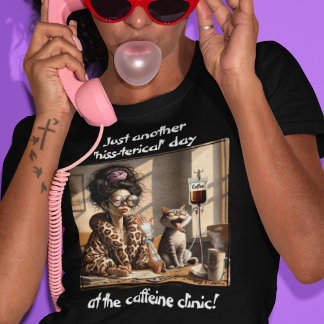 T-shirt Clinique de caféine