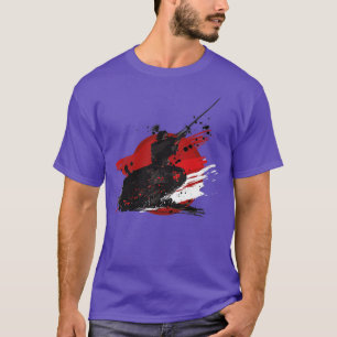 T-shirt Clipart guerrière japonaise Ronin Samurai Bushido