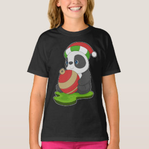 T-shirt cloche de Noël Panda