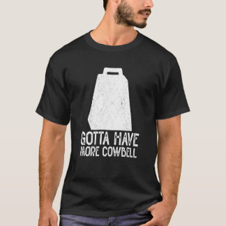 T-shirt Cloche de vache Plus de cloche de vache Vintage  B