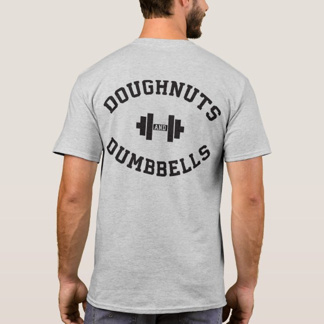 T-shirt Clochettes Et Doughnut - Drôle Exercice De Gym (Dos)