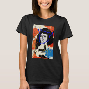 T-shirt Clone abstrait orphelin du noir   Mk - projet Léd